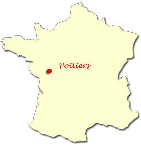 Carte Poitiers